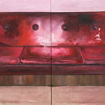 Four Piece Sweet I,  2009, acrylic on canvas, 2009, 120 x 280 cm